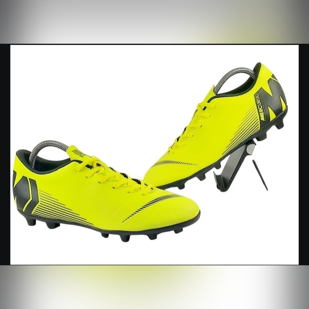 Nike Mercurial Vapor Academy FG Volt Mens size 8.5  Soccer Cleats AH7378 701
